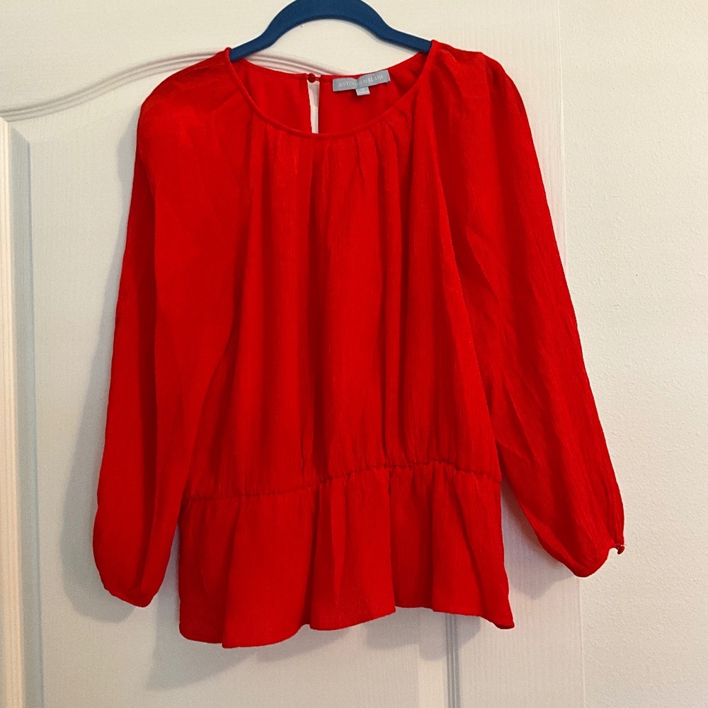 Antonio Melani coral medium blouse